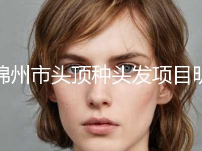 锦州市头顶种头发项目明细-锦州市头顶种头发术一般价位