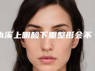 本溪上眼睑下垂整形会不会影响面部神经