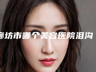 廊坊市哪个美容医院泪沟填充好(三河慈康医疗美容诊所知名度很高)